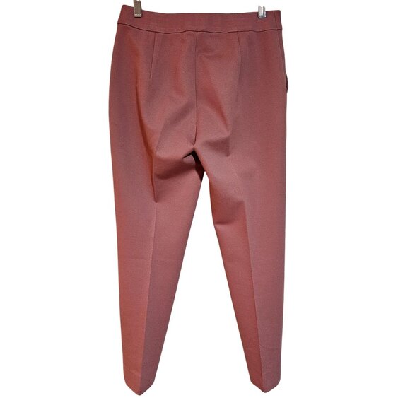 Max Mara Women's Slim Fit Mauve Trousers Quiet Luxury Business Court Core sz 8 - Picture 2 of 16